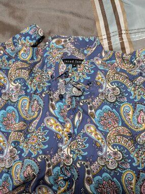Mens Jared Lang Paisley Sport Shirt by Jared Lang
